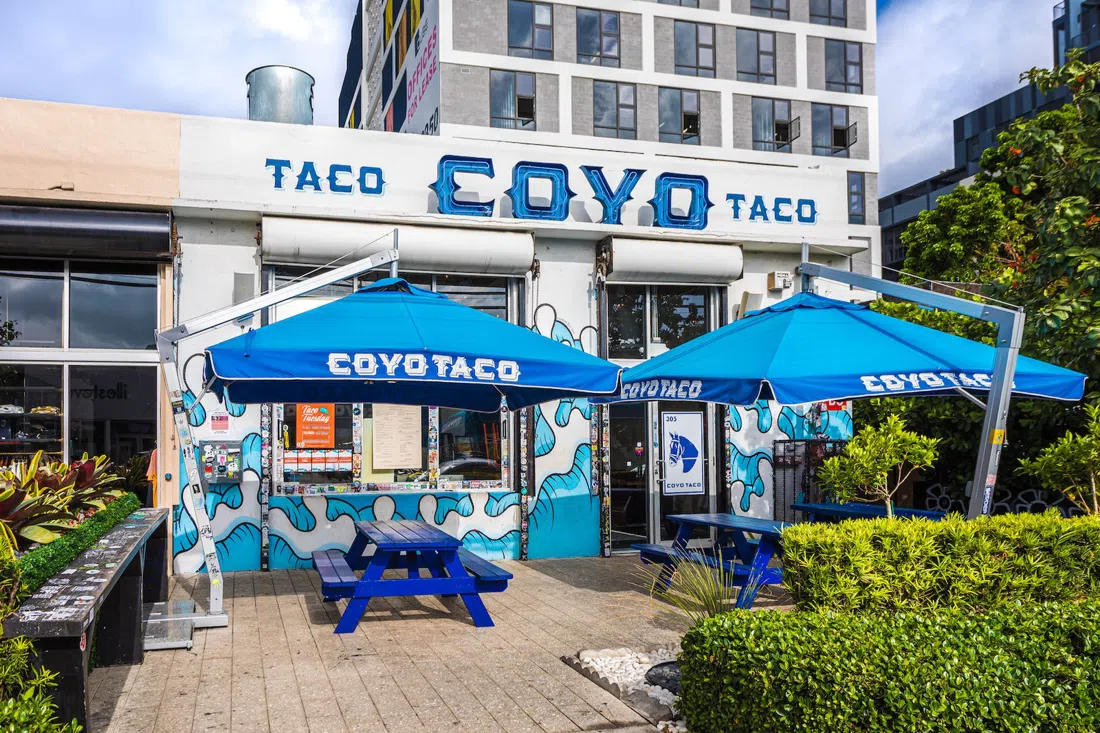 Coyo Taco handmade tortillas counter