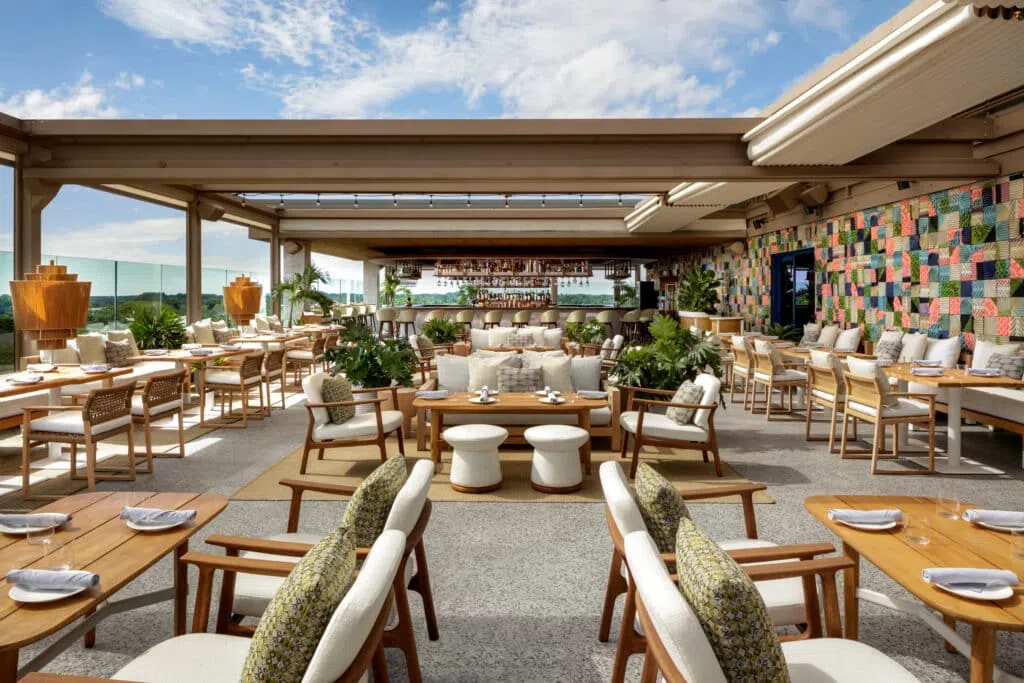 Level 6 rooftop lounge Biscayne Bay views Coconut Grove