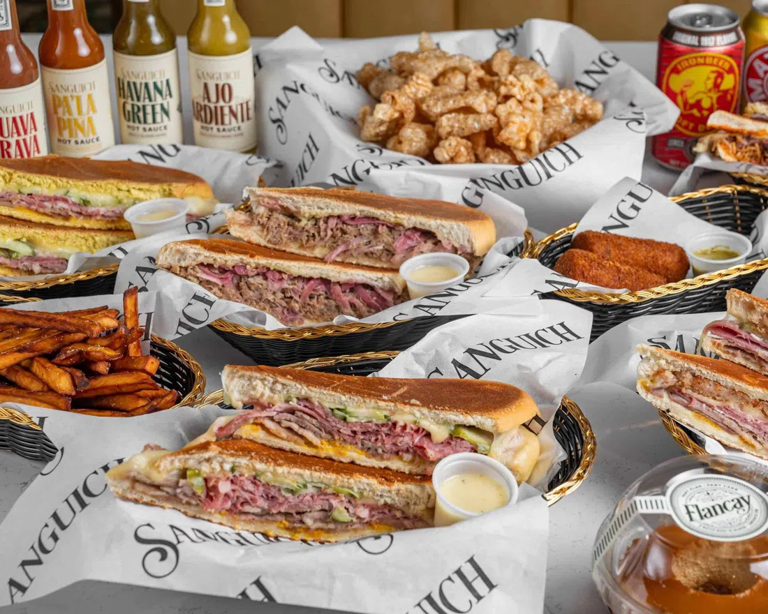 Sanguich de Miami's pressed Cuban sandwich