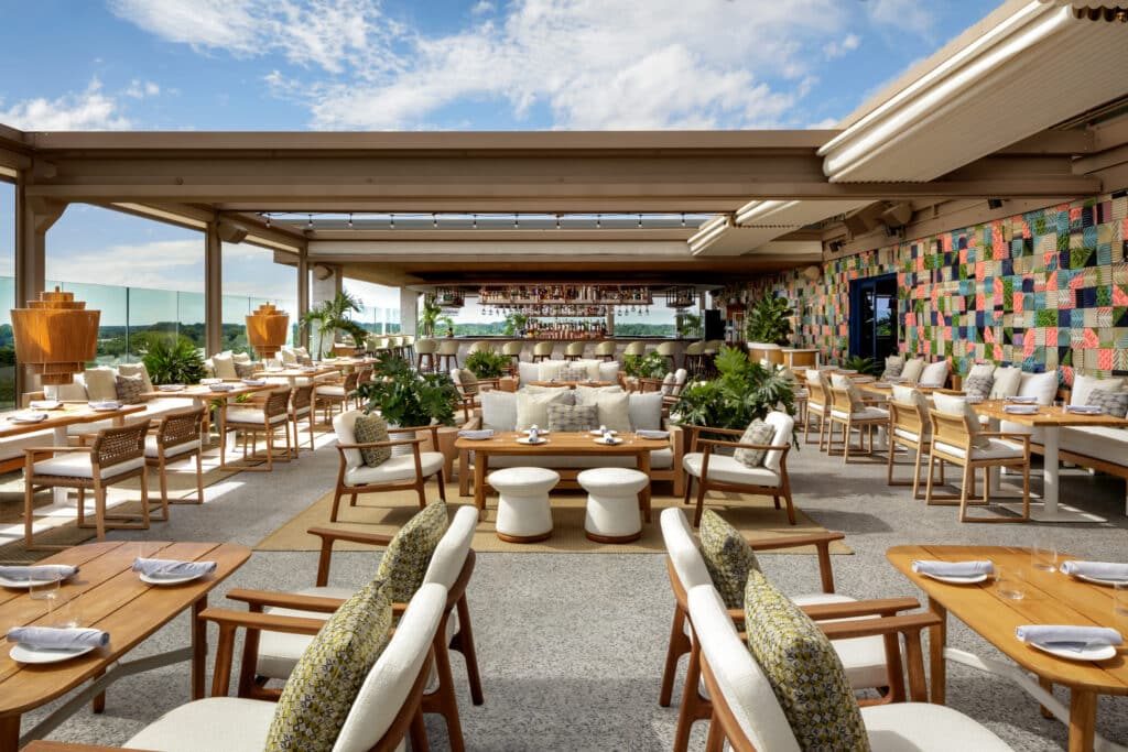 Level 6 rooftop lounge Biscayne Bay views Coconut Grove